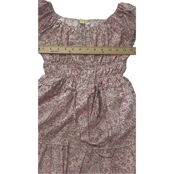 New Aryeh Size Small- Mini Sundress Pink with Flutter Sleeves - Picture 5 of 7